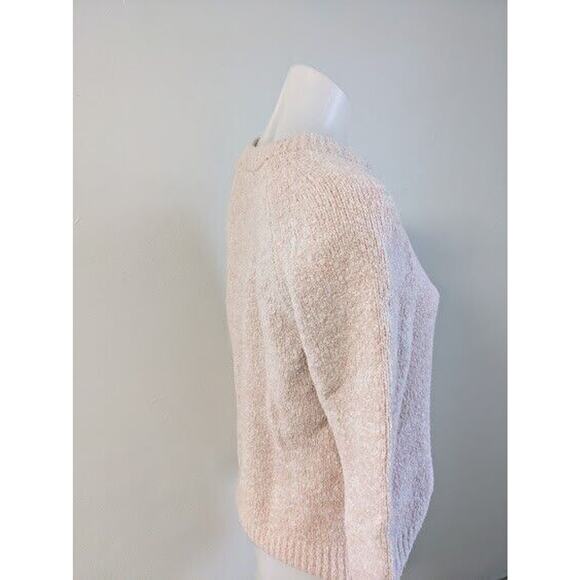 Lavie Size XS Knit Sweater Pullover Light Pink Cotton Wool Blend Crew Neck - Picture 7 of 10
